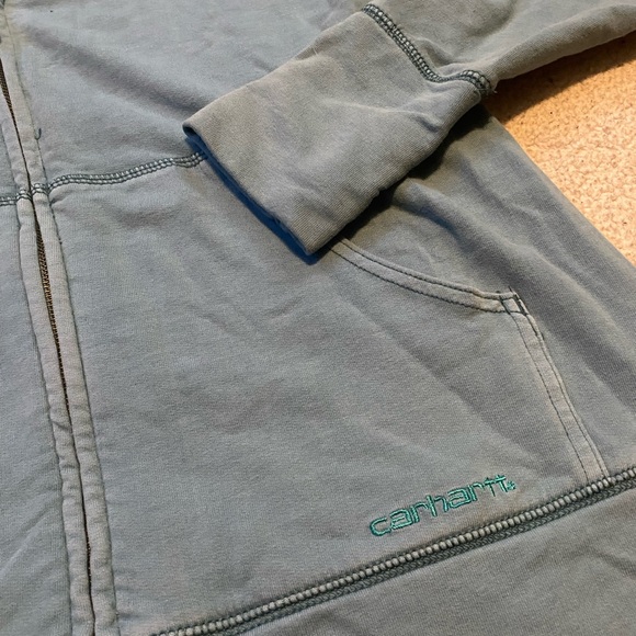 Carhartt zip-up hooded jacket. - Picture 3 of 3